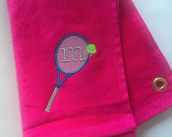 Personalized Tennis Towels - Several Colors!