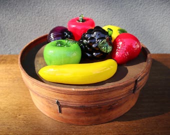 Glass Fruit and Vegetable Ornaments #584