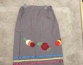 Native ribbon skirt | Etsy