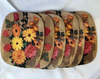 Set of 6 Retro Kitschy Place Mats