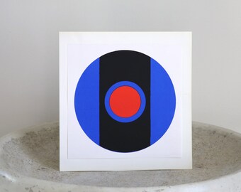 1964 Vintage Serigraph Print by Alexandre Liberman 9 x 9 inches