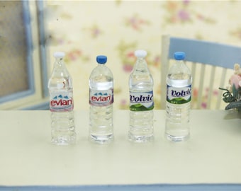 Dollhouse miniatures 1:6 mini bottle of water doll house decor