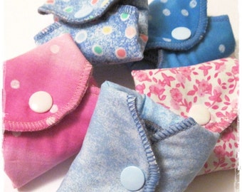 Sampler Kit SET OF 10 Cloth Mama Pads ... Regular Flow Coverage FREE Shipping
