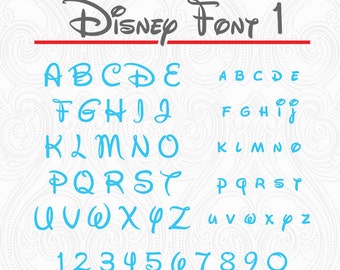 Download Disney Font Svg Instant Download Disney Cut File Font