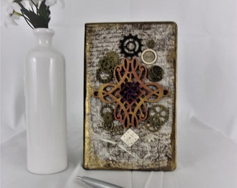 Steampunk embellished journal