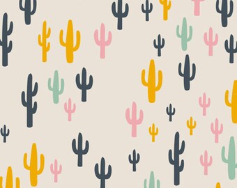 Cactus Fabric - Art Gallery Fabrics - Morning Walk Cacti Field Fun