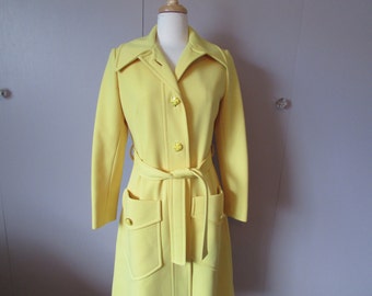 Yellow Fashionbilt Spring Coat