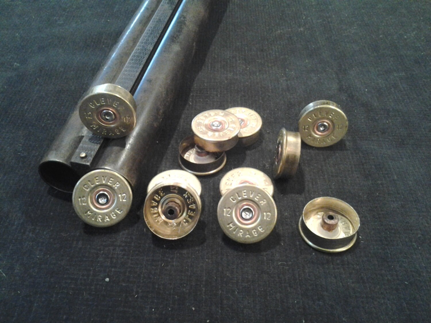 Clever Mirage Brass 12ga. Shotgun Shell Head End Caps Lots