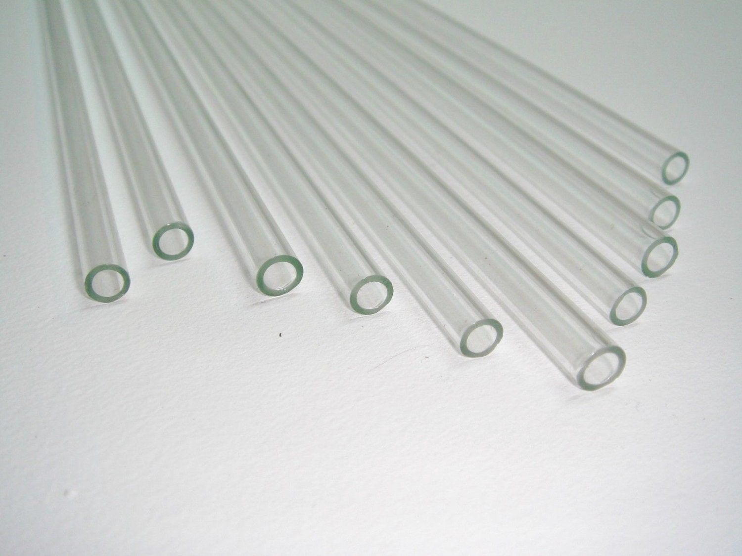 10pcs laboratory glass tubes 24cm long OD8mm ID6mm glass tubes tubing