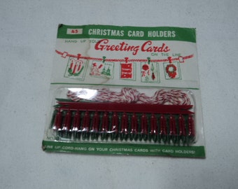 Vintage Christmas Greeting Card Hangers
