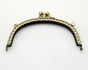 Clasp frame 139 x 74 x 15 mm antique bronze bags