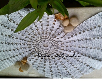 Magnificent Shell Doily Spiral Fractal Pattern