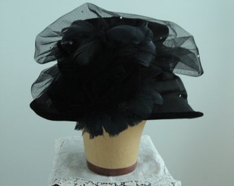 Vintage 1980’s Black Hatheads Hat