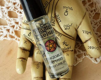 Moonstone Perfume to Invoke the Power of the Moon, Witches Perfume Oil, Witch Perfume, Full Moon Perfume Oil, Sensual Perfume, Wicca, Witch