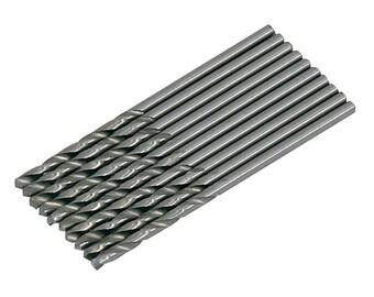 10PC 2mm HSS Drill Bit Set, for Hobby Craft Model and Jewellery Makers, 2mm For Metal, Plastic And Wood CT2973