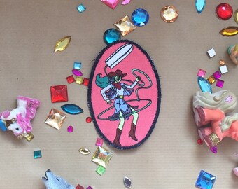 Vulvie on fire mini Patch