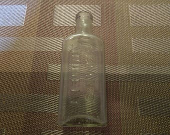 Vintage Bottle. Sloan's Liniment, Cork Top, Made in USA