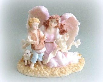 Seraphim Collectible Angel Figurine Angel Art Christmas Angel Decor Angel Decoration Angel Sculpture Angel Figure Christmas Gift Under 30