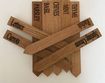 Plant Garden Labels, Herb Garden Labels, Vegetable Garden Labels, Herb Markers, Vegetable Markers, Plant Markers, Garden Plant Labels