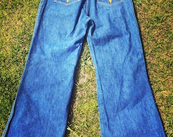 Vintage 1970's High Waisted Jeans