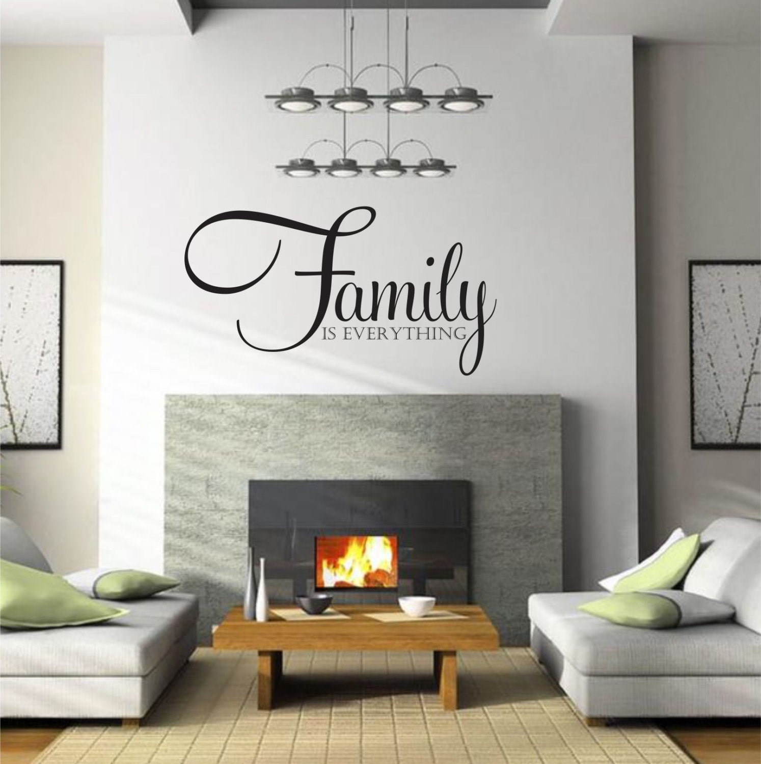 Family Is Everything Family Wall Decal Family Decor Family With this listing you will receive one Family Is Everything wall decal. CUSTOM ORDER DETAILS: During checkout please enter the following information into the Notes box. Choose from over 60 beautiful colors! Please reference the color chart in the listing photos. Important information