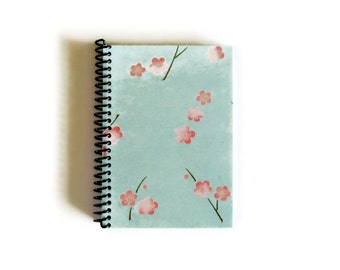 Cherry Blossoms Notebook A6 Spiral Bound