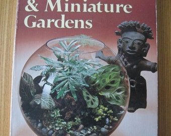 Terrariums & Miniature Gardens, Sunset Book, 1973, Vintage