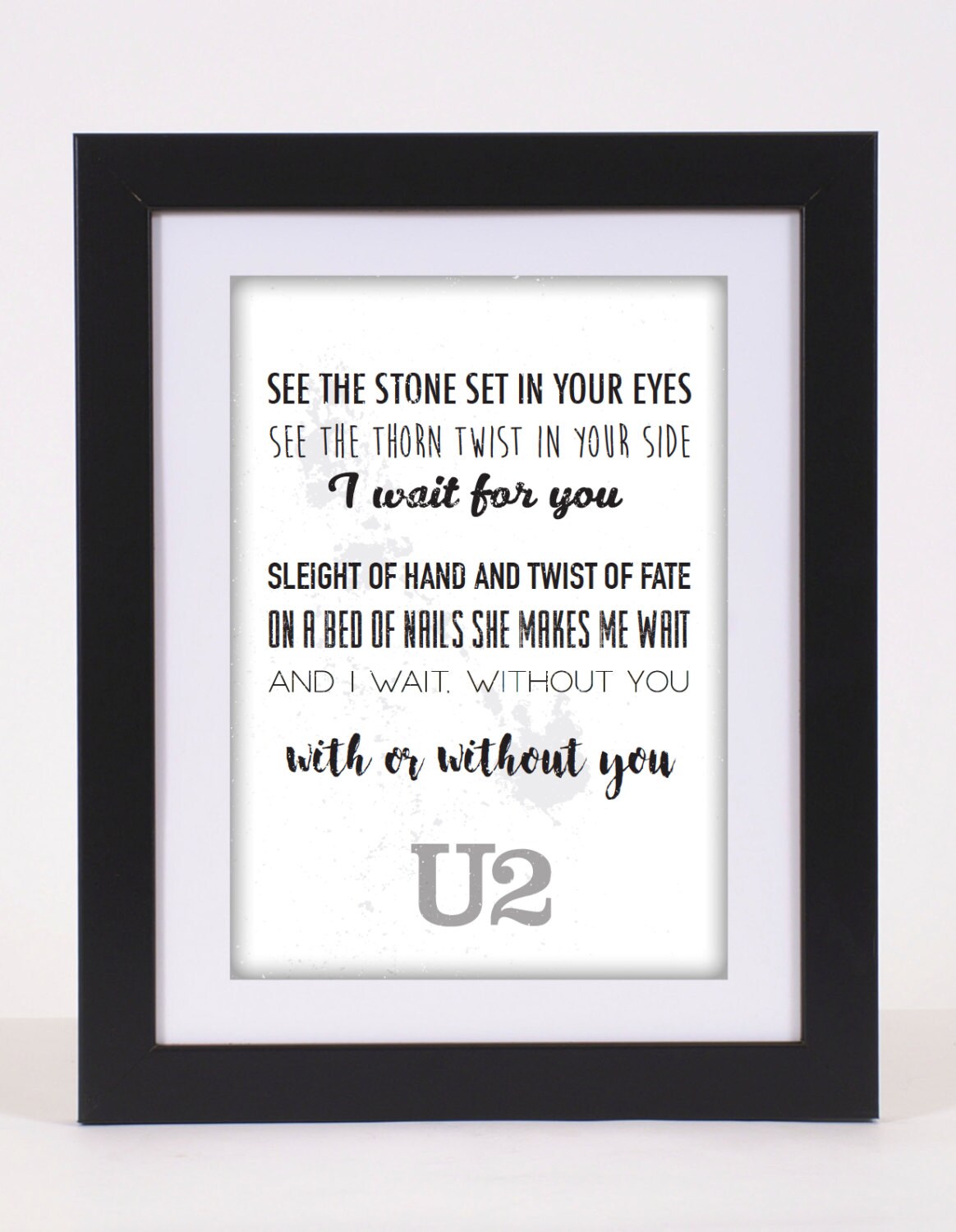 U2 With Or Without You Paroles Traduction