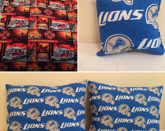 custom made pillowcases, decorative pillows, lap and rag quilts