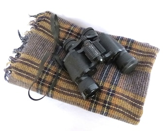 VINTAGE SCOTTISH Handwoven SHAWL/ Knapdale Woven in Argyle