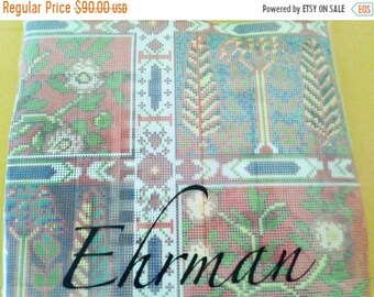 On Sale Ehrman Needlepoint Kit, "Oxiana", Needlepoint Pillow Kit, David Merry Tapestry Pillow Kit, 16" x 10", Ehrman Wool Yarns, NEW SEALED