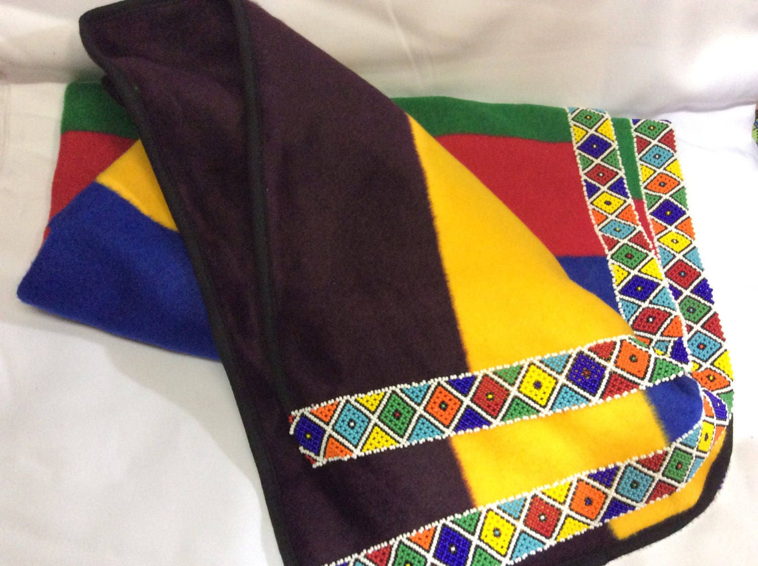 Ndebele Beaded Traditiona Blanket