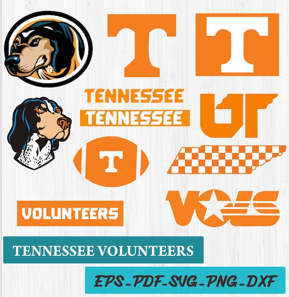 Tennessee Volunteers Smokey Monogram Frames SVG EPS DXF