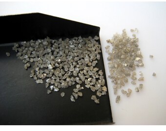White Diamond, Uncut Diamond, Rough Diamond, UnDrilled Raw Diamond Chips, Raw Uncut Diamond, 1mm To 2mm Approx, 1Cara
