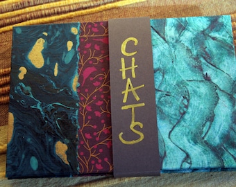 Cats - artist's book - Accordion with 10 original color photos.
