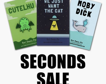 Enamel Pin Seconds Sale