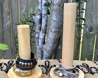 Bracelet Rod - Wood Jewelry Rod - Wood Bracelet Display Rod - Vendor Jewelry Display - Bracelet Holder - Bracelet Organizer