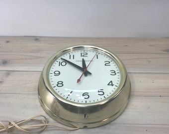 Vintage Clock 1950 General Electric, School Clock