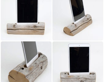 Driftwood Docking Station For a Small Tablet