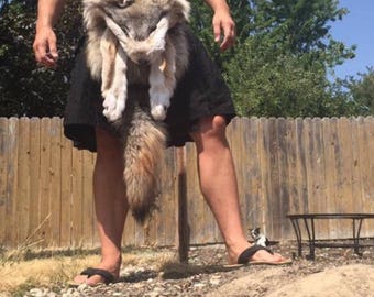 Wolf sporran masked sporran kilt acessory