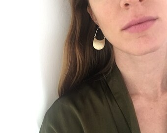 Selu earrings // Bronze and SIlver