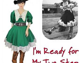 1960 Vintage Lolita Squaw Dance Dress