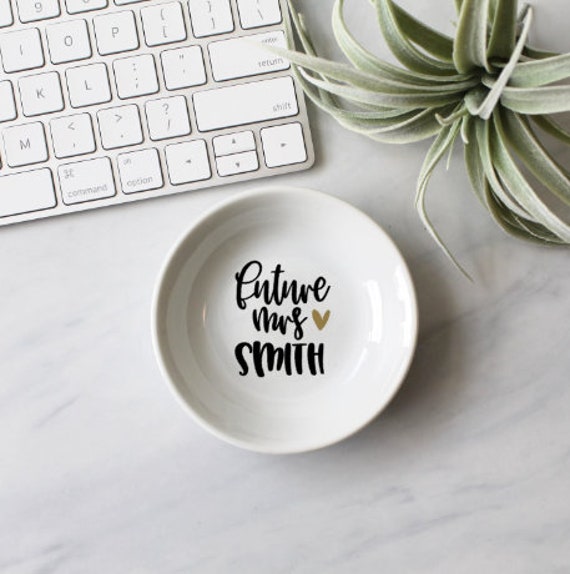 Personalized Ring Dish Jewelry Holder Dish Engagement