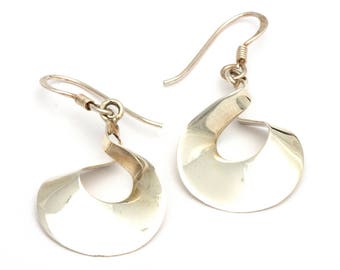 Cirque Curl Sterling Silver Earrings