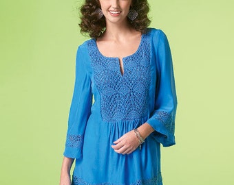 McCall's Sewing Pattern M7128 Misses' Peasant Tops and Tunic