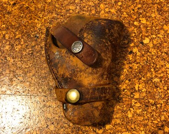 Vintage Brauer Bros. Mfg. Co. H 40 Right Handed Revolver Leather Holster