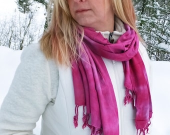 Pink scarf, trending now, blanket scarf, oversized scarf, fuchsia winter scarf, vegan scarf, pink pashmina, girlfriend scarf, wife scarf