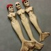 Reserved for andallthat Skeletal Mermaid Sisters, pendents