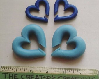 Heart Gauges / Plugs / Spirals / Customizable
