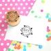Loops and Hearts Couple Stamp - Save the date - wedding favor stamp - wedding rubber stamp - wedding stationery